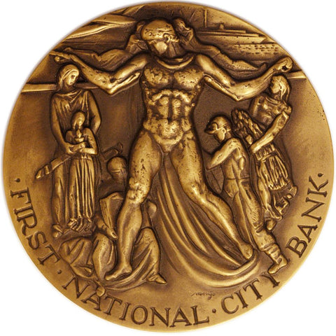 1812-1962 150th Anniversary First National City Bank of New York Medallion w/ Box