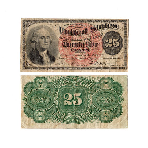 (1869-1875) 4th Issue 25¢ Fractional Fr. 1301 ~ Very Fine