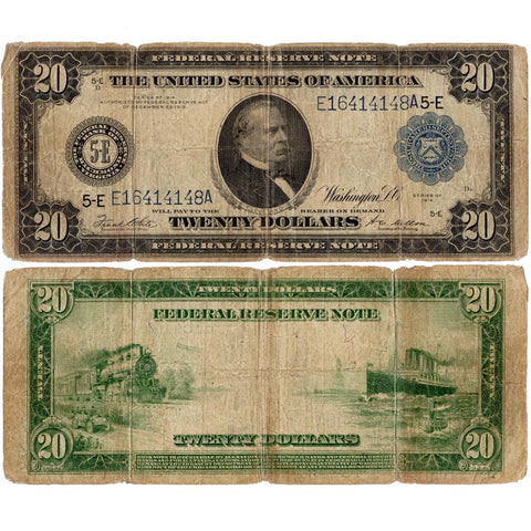 1914 $20 Federal Reserve Bank of Richmond Note Fr. 983-A - Very Good
