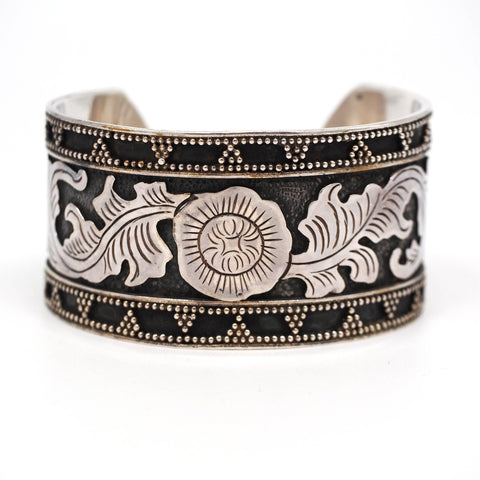 Ba Suarti Wide Sterling Silver Cuff/Bracelet