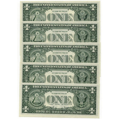 Set of Consecutive 1969 Federal Reserve "Atlanta" Star Notes Fr. 1903-F* - Crisp Uncirculated