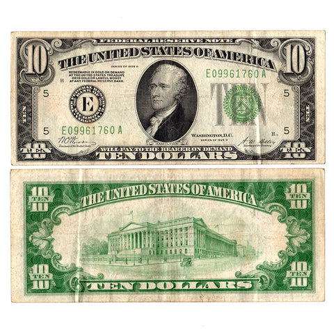 1928-B $10 Federal Reserve Richmond Note - Very Fine