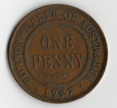 1927 Australia Penny KM.23 - Extremely Fine