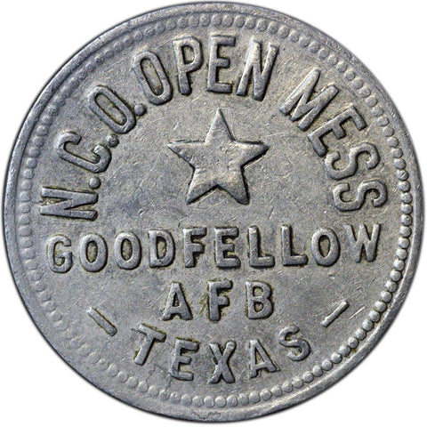 Goodfellow Air Force Base, Texas 50 Cent Trade Token