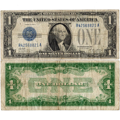 1928-A $1 "Funnyback" Silver Certificate Fr. 1601 - Very Good/Fine