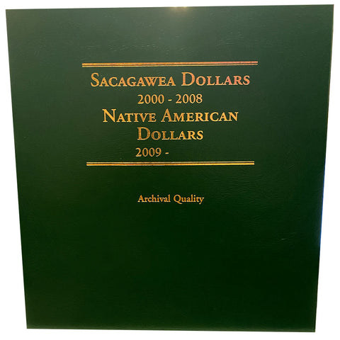 2000 to 2021 P-D-S Sacagawea (Native American) Dollar Set in Album