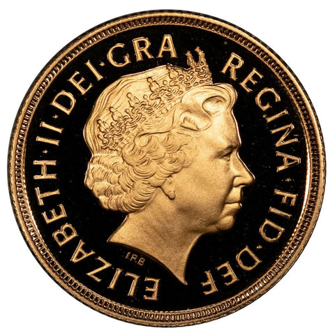 2000 Great Britain Elizabeth II Proof Gold Sovereign KM. 1002 - Gem Proof