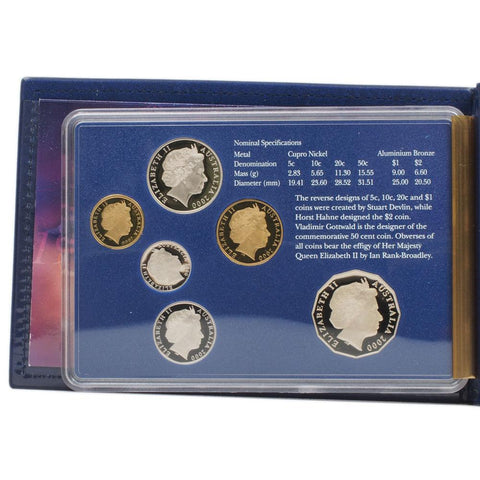 2000 Royal Australian Mint Proof Set - Gem Proof in OGP