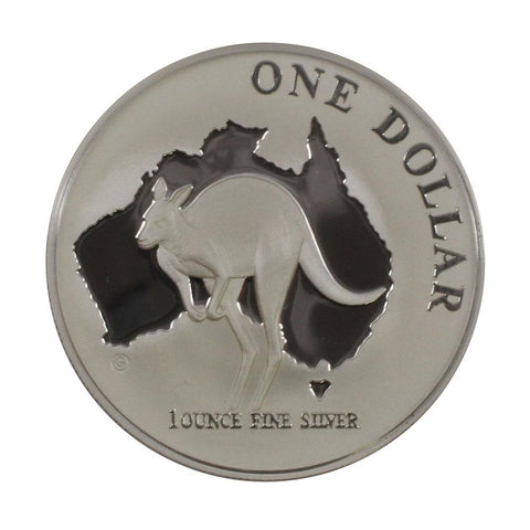 2000 $1 Australian Silver Roo Proof Coin - Gem Proof in OGP