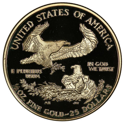 2001-W $25 Proof 1/2 oz American Gold Eagle - Gem Proof
