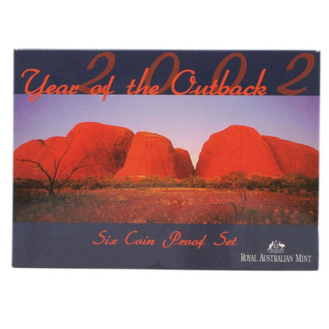 2002 Australian "Year of the Outback" Six Coin Proof Set - Gem Proof in OGP