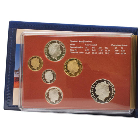 2002 Australian "Year of the Outback" Six Coin Proof Set - Gem Proof in OGP