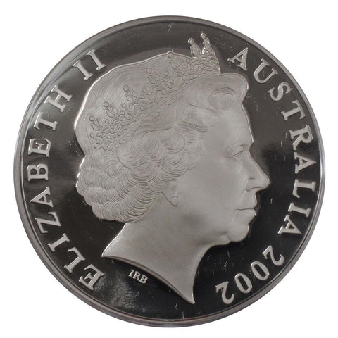 2002 $1 Australian Silver Kangaroo Proof Coin - Gem Proof in OGP
