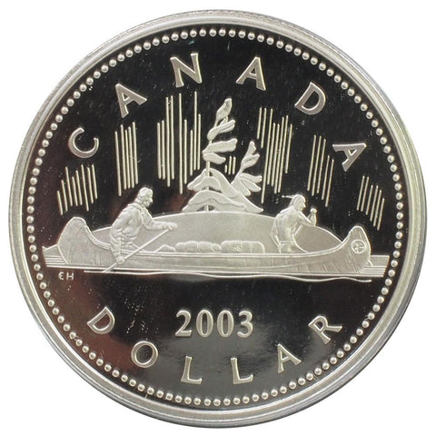 2003 "Coronation" Canada Silver Proof Dollar - Gem Proof in OGP