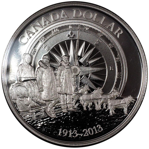 2013 Canadian Arctic Expedition Proof Silver Dollar - Gem Proof in OGP