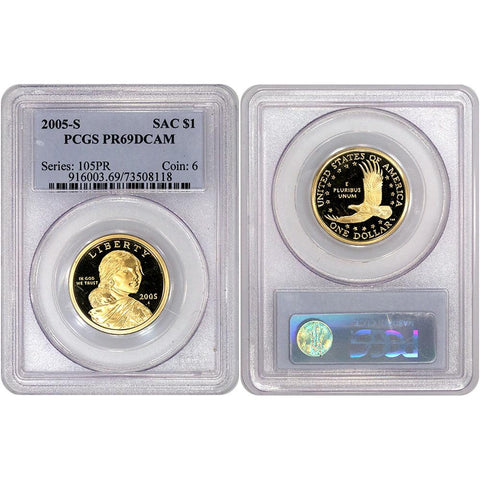 2005-S Sacagawea Dollar - PCGS PR 69 Ultra Cameo