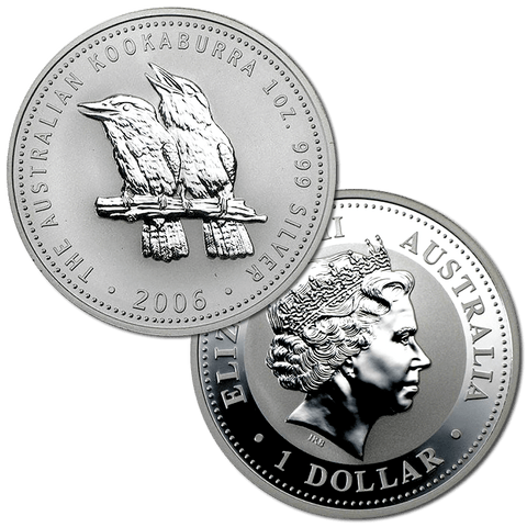 2006 Australia $1 Silver 1 oz. Kookaburra - Gem Uncirculated