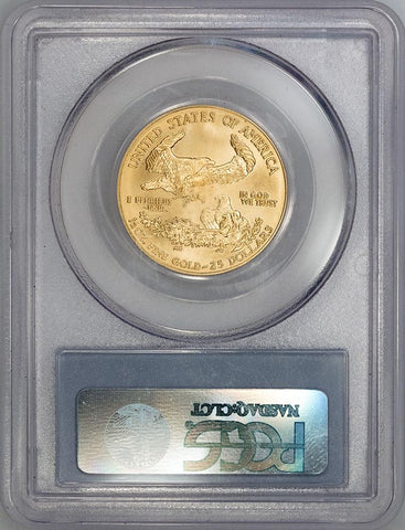 2006-W $25 Burnished American Gold Eagle - 1/2 oz Net Pure Gold - PCGS MS 69