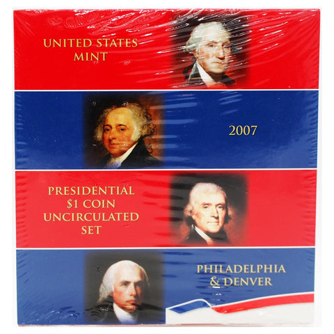 2007 United States Mint Presidential $1 Coin Uncirculated Set