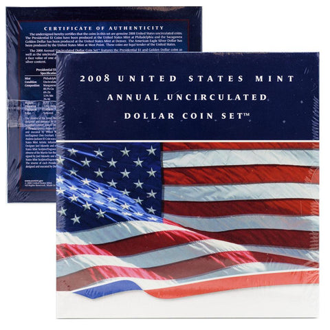 2008 United States Mint Annual Uncirculated Dollar Coin Set
