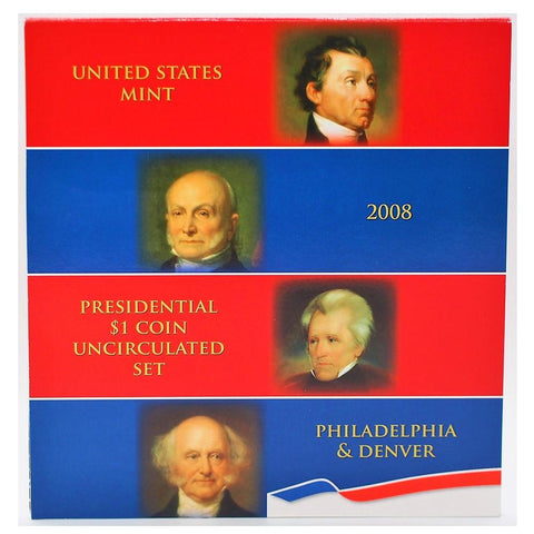 2008 United States Mint Presidential $1 Coin Uncirculated Set