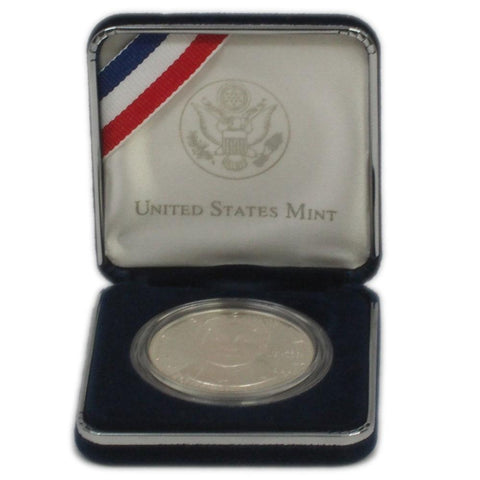 2009 Louis Braille Bicentennial Silver Proof Dollar - Gem Proof in OGP w/ COA