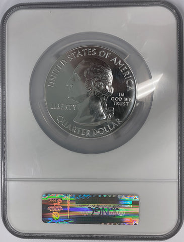 2010 5oz Silver Quarter Grand Canyon - NGC MS 69 Early Releases