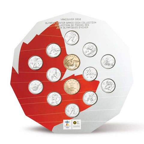 2010 Vancouver Olympic Winter Games Coin Collection