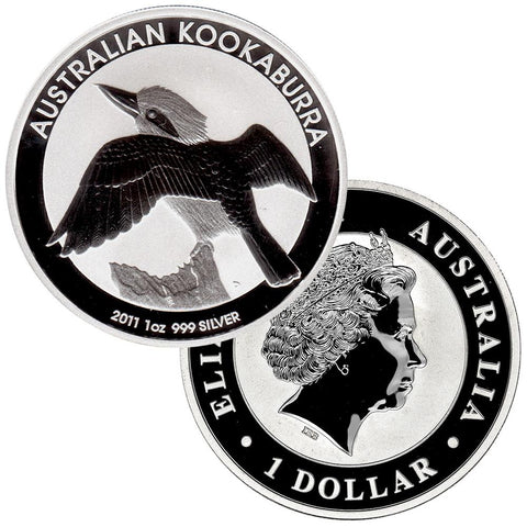 2011 Australia $1 Silver 1 oz. Kookaburra - Gem Uncirculated