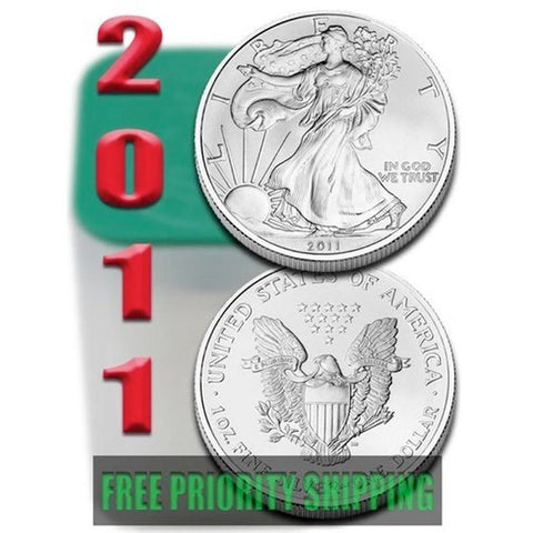 2011 American Silver Eagle Mint Roll of 20 - Crisp Original Rolls on Special