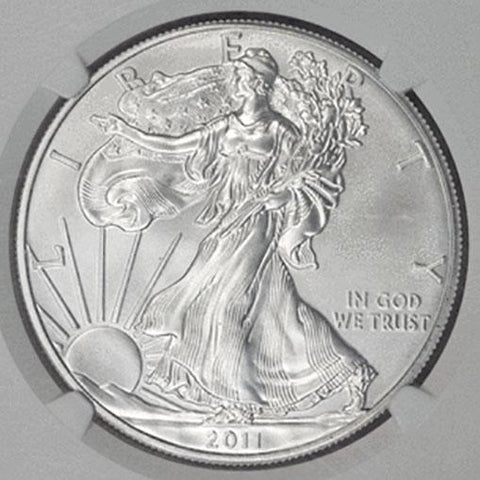 2011-S American Silver Eagle - NGC MS 70 Early Release