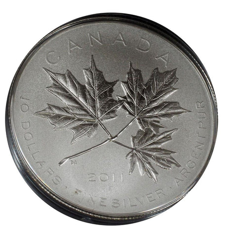 2011 Canadian $10 1/2 OZ Silver Maple Leaf - PQ BU in OGP