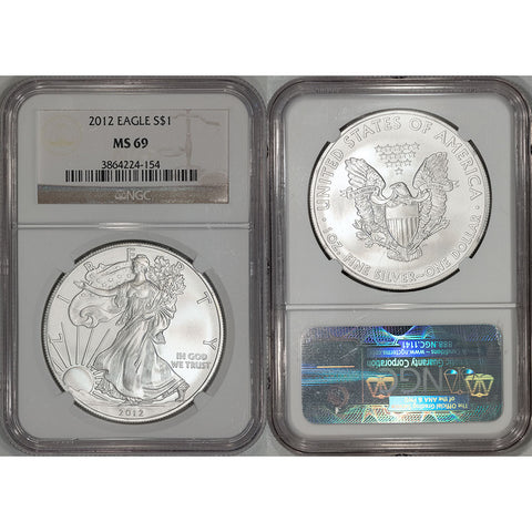 2012 American Silver Eagle - NGC MS 69