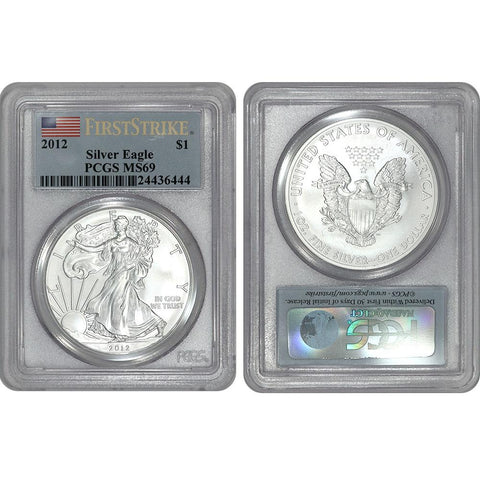 2012 American Silver Eagle - PCGS MS 69 First Strike