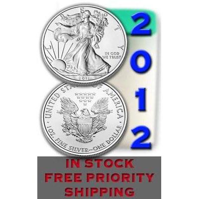 2012 American Silver Eagle Mint Roll of 20 - Crisp Original Rolls on Special