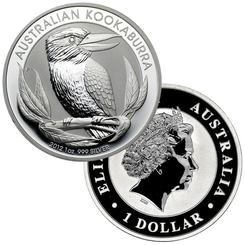 2012 Australia $1 Silver 1 oz. Kookaburra KM.1692 - Gem Uncirculated