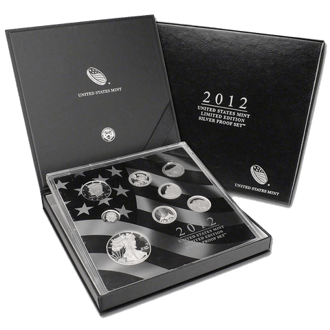 2012 US Mint Limited Edition Silver Proof Set - New In Original Box with COA
