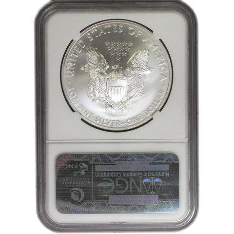 2012 American Silver Eagle ER in NGC MS 69