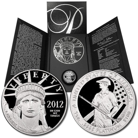 2012-W $100 1 oz Platinum American Eagle Preamble Series in Box - Gem Proof