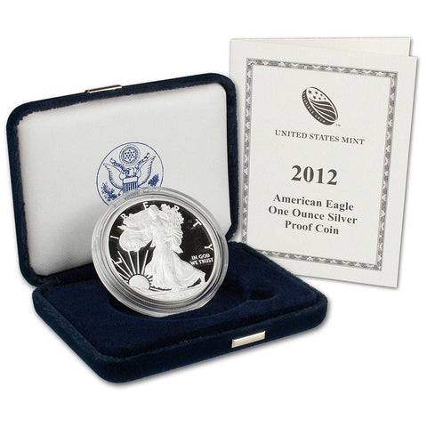 2012-W Proof American Silver Eagles - Gem Proof in OGP w/ COA