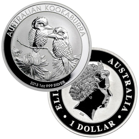 2013 Australia $1 Silver 1 oz. Kookaburra KM.1985 - Gem Uncirculated