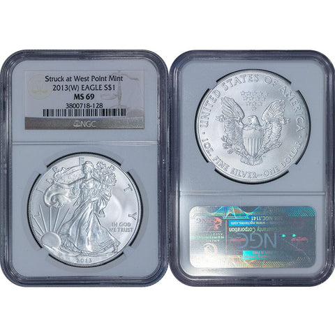 2013(W) American Silver Eagle - NGC MS 69