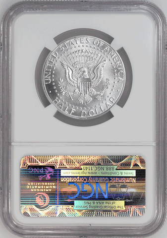 2014-D 50th Anniversary Silver Kennedy Half Dollar - NGC SP 70