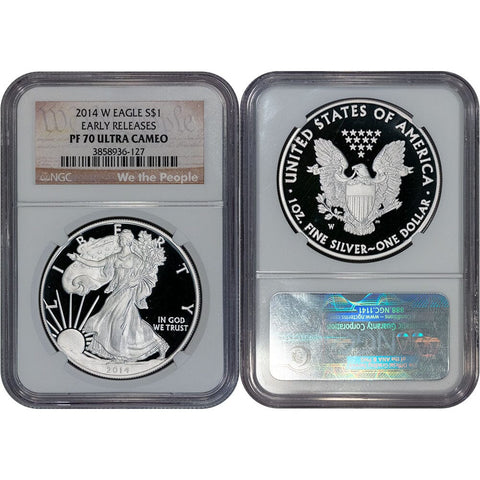 2014-W Proof American Eagle - NGC 70 UCAM Early Releases - We The People