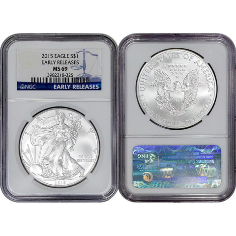 2015 American Silver Eagle - NGC MS 69 Early Releases