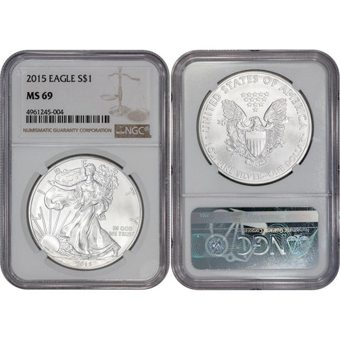 2015 American Silver Eagle - NGC MS 69