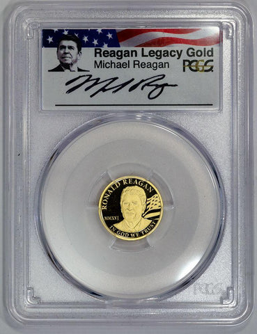 2016 Cook Island Reagan Legacy Proof Gold 3-Coin Set PCGS PR 69 in Box w/ COA