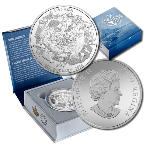 2015 Canada $200 Icy Arctic 2.015 toz Silver - Gem in Box