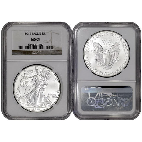 2016 American Silver Eagle - NGC MS 69