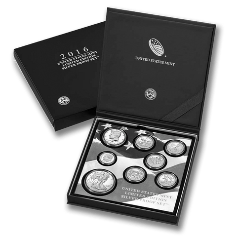 2016 US Mint Limited Edition Silver Proof Set - New In Original Box with COA
